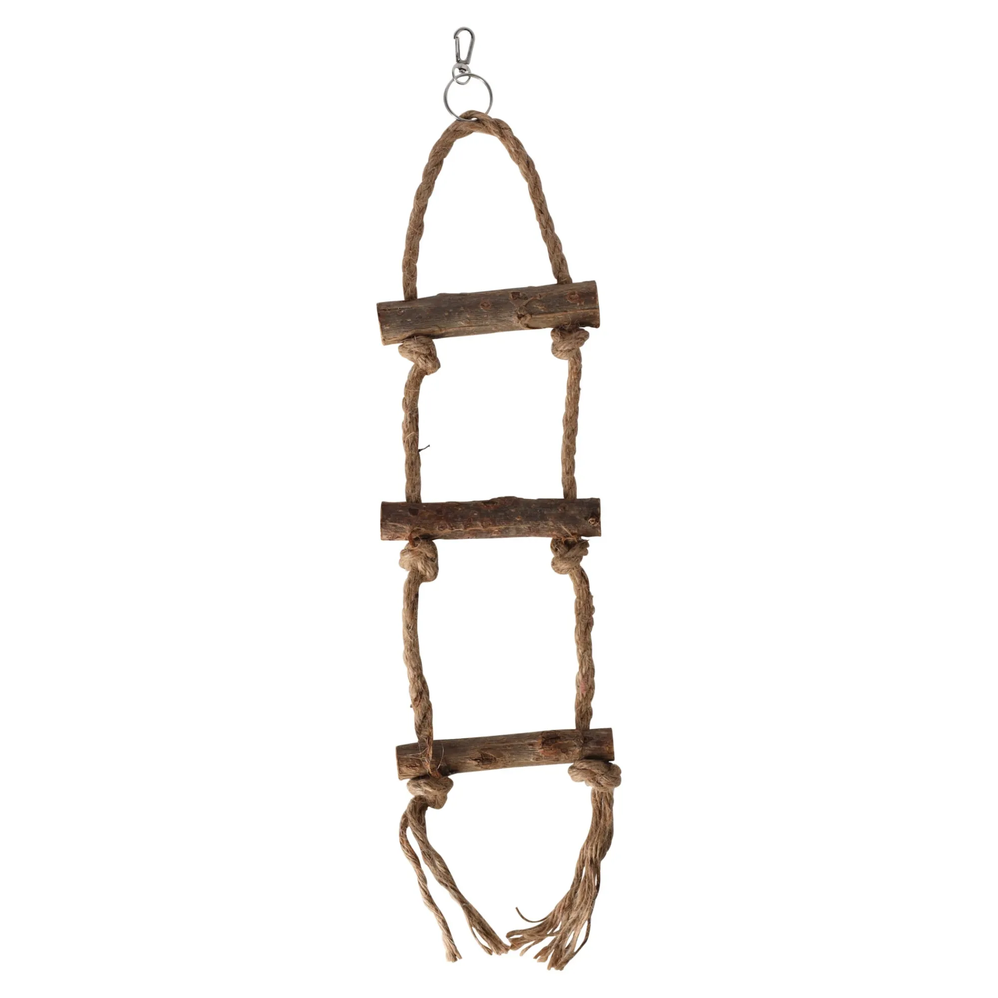 Friendly Pet Vogelspeelgoed>Vogel ladder+touw 3 treden 40cm