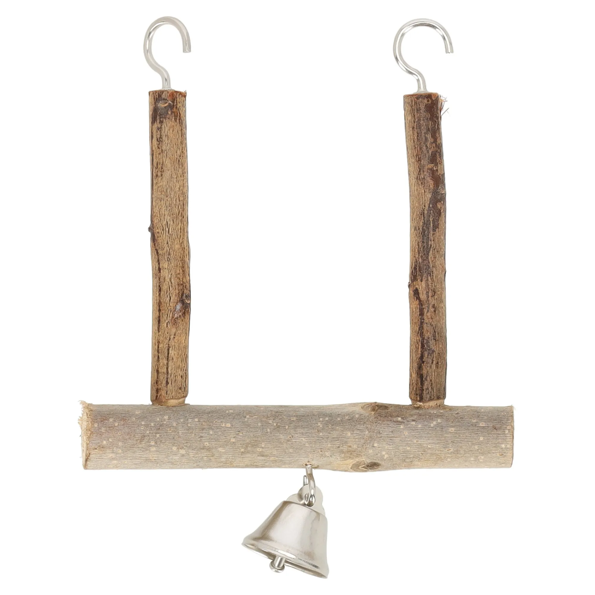 Friendly Pet Vogelspeelgoed>Vogel schommel+bel hout 15cm