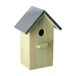 Friendly Pet Vogelhuisjes>Vogelhuis + zink 18x12x2cm groen