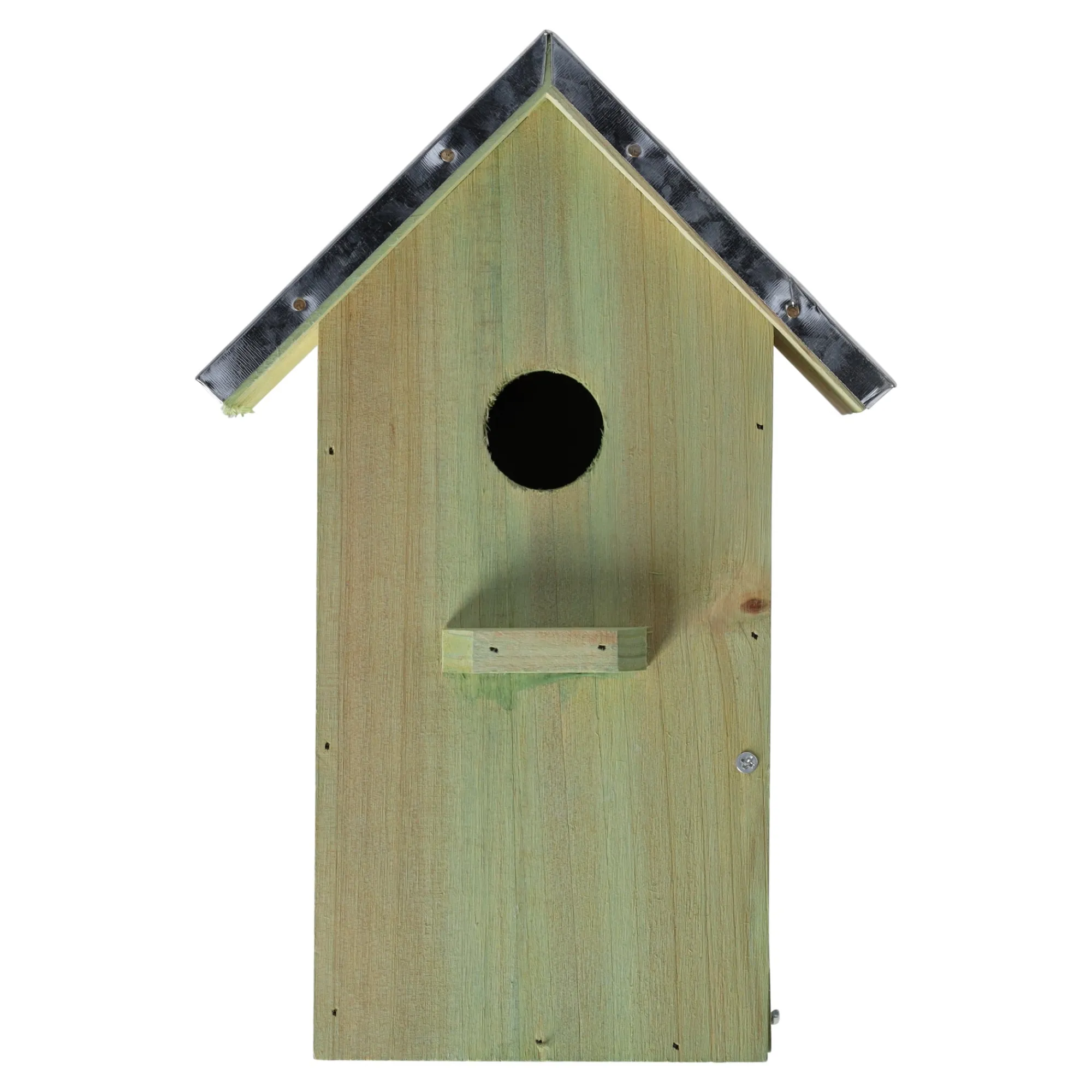 Friendly Pet Vogelhuisjes>Vogelhuis + zink 18x12x2cm groen