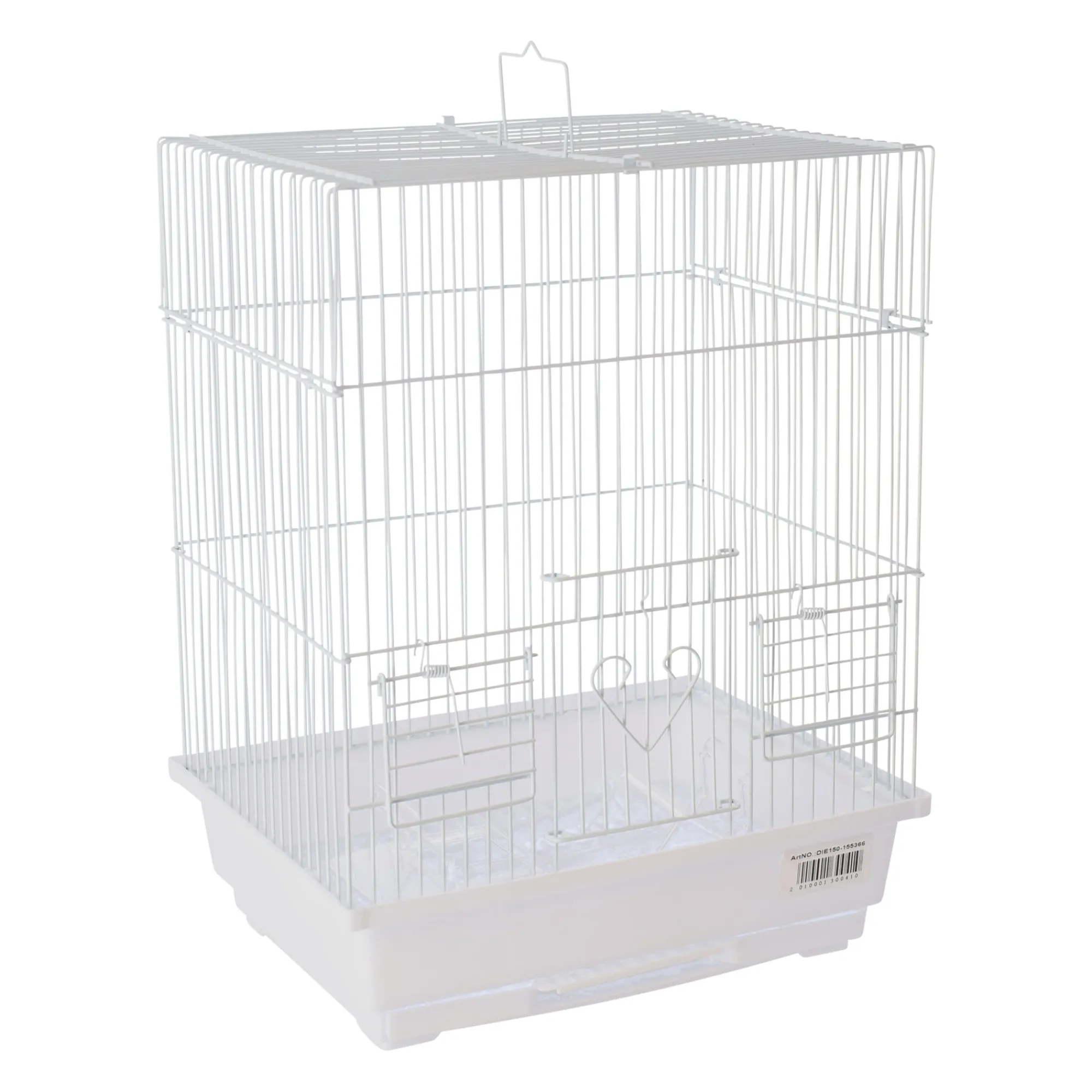 Flamingo Vogelkooi>Vogelkooi Dolak wit 29,5x22x38cm