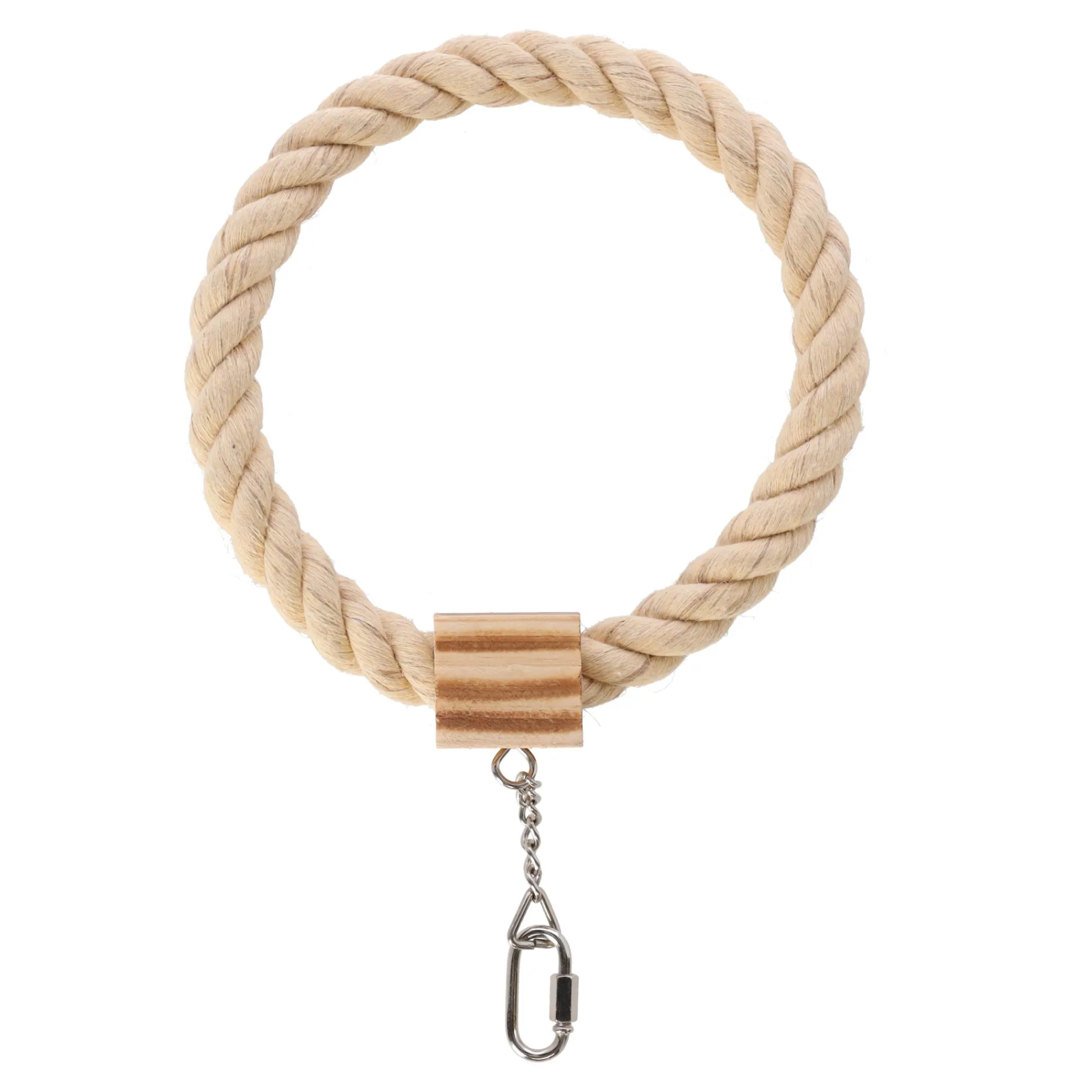 Friendly Pet Vogelspeelgoed>Vogelspeelgoed touw ring 18cm