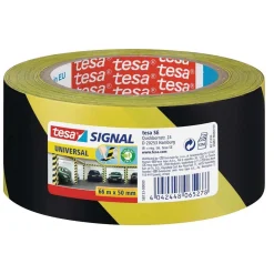 Tesa Bouw>Waarsschuwingstape geel 50mmx66M