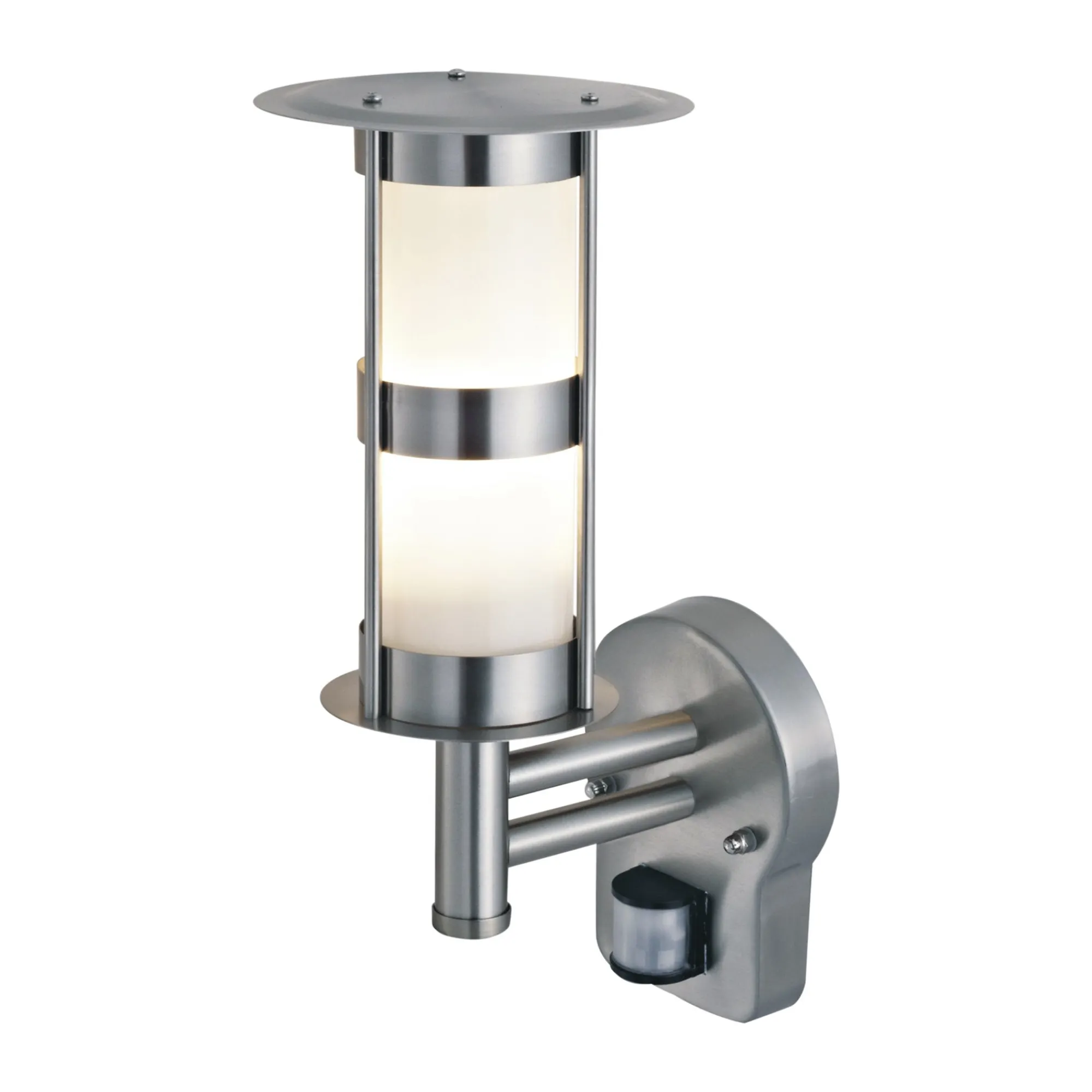 Diamant Buitenverlichting|Buitenverlichting>Wandlamp Piacenza RVS bewegingssensor