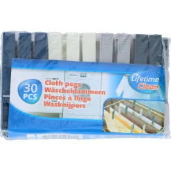 Lifetime Badkameraccessoires|Wassen En Drogen>Wasknijpers 30 stuks