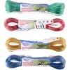 Lifetime Badkameraccessoires|Wassen En Drogen>Waslijn 20 meter, 4 stuks, diverse kleuren van