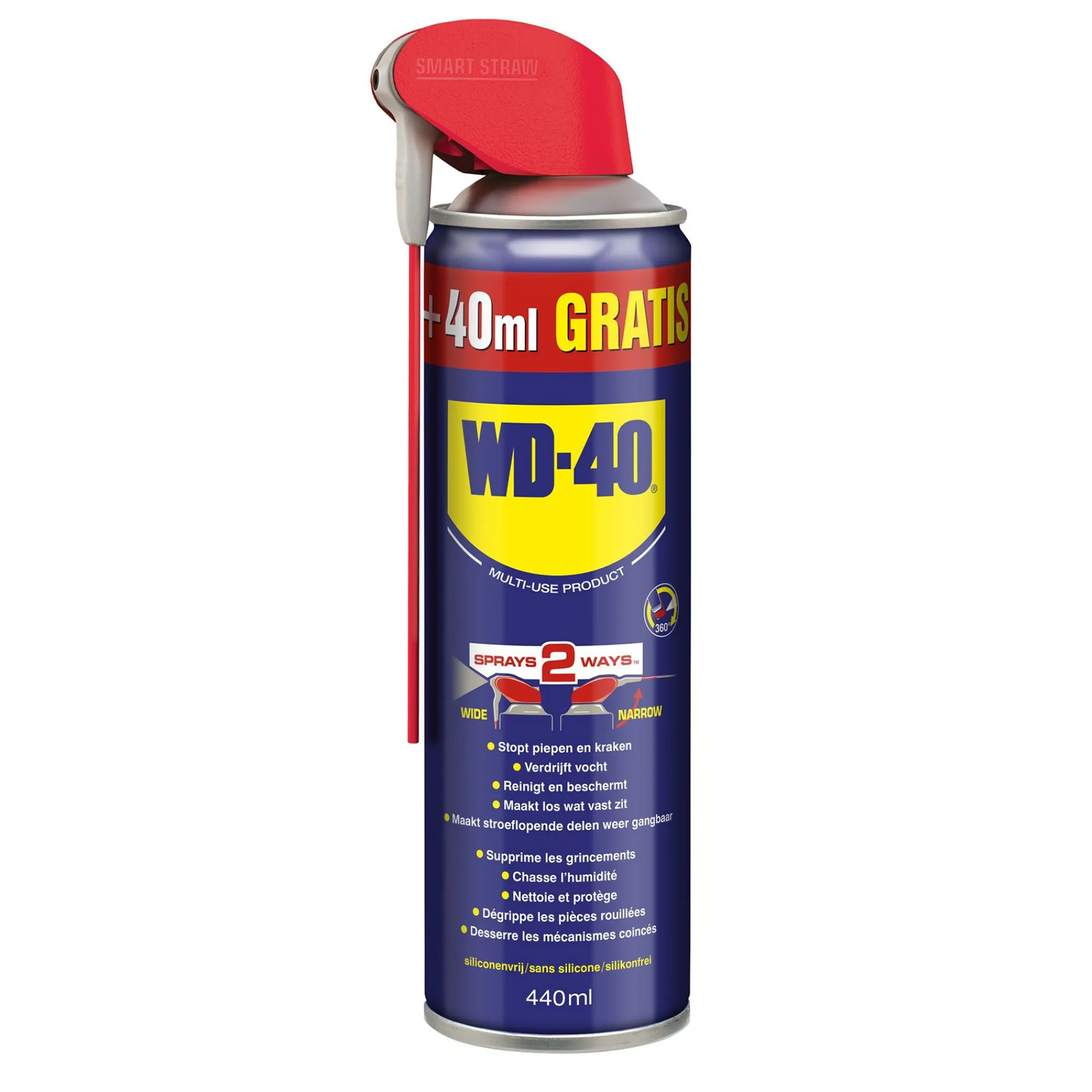 WD-40 Werkplaatsgereedschap>WD40 400ml+40ml met Smart Straw
