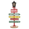 Kerstdecoratie>Wegwijzer lantaarn LED 35cm