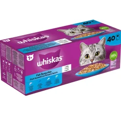 Whiskas Kattenvoer>7+ natvoer senior 40 stuks