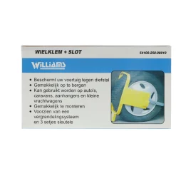 Westham Autogereedschap>Wielklem met slot geel