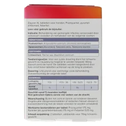 Beaphar Hondenverzorging>Wormmiddel all-in-one 70kg