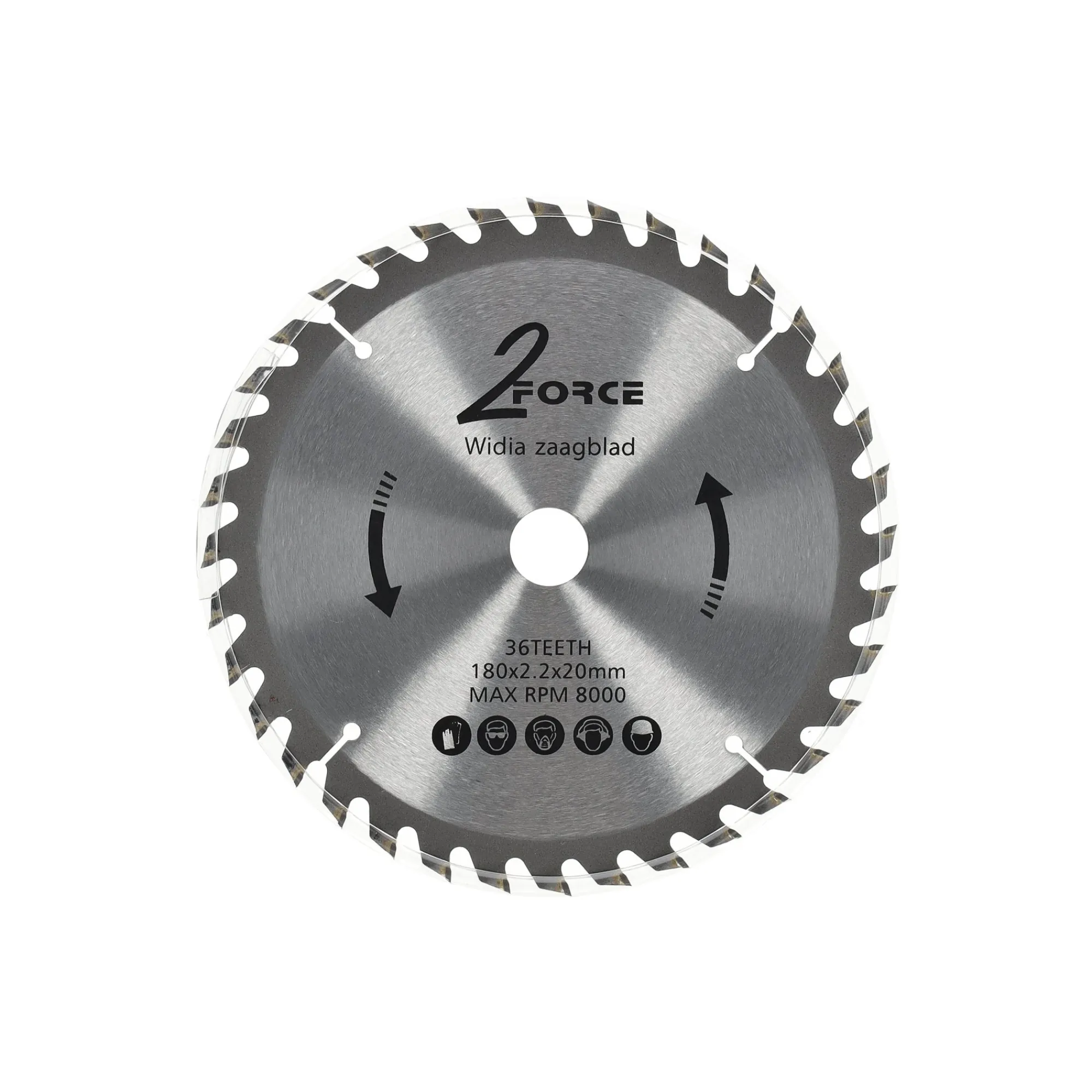 2-Force Toebehoren Elektrisch Gereedschap>Zaagblad 180 mm 20as 36T