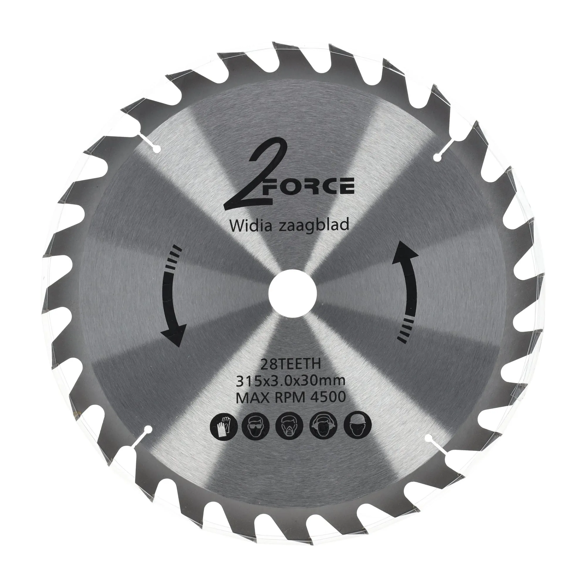2-Force Toebehoren Elektrisch Gereedschap>Zaagblad Ø315 mm 30as 28T