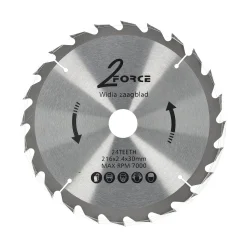 2-Force Toebehoren Elektrisch Gereedschap>Zaagblad Ø216 mm 30as 24T