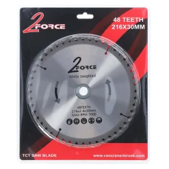 2-Force Toebehoren Elektrisch Gereedschap>Zaagblad Ø216 mm 30as 48T
