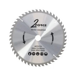2-Force Toebehoren Elektrisch Gereedschap>Zaagblad Ø300 mm 30as 48T