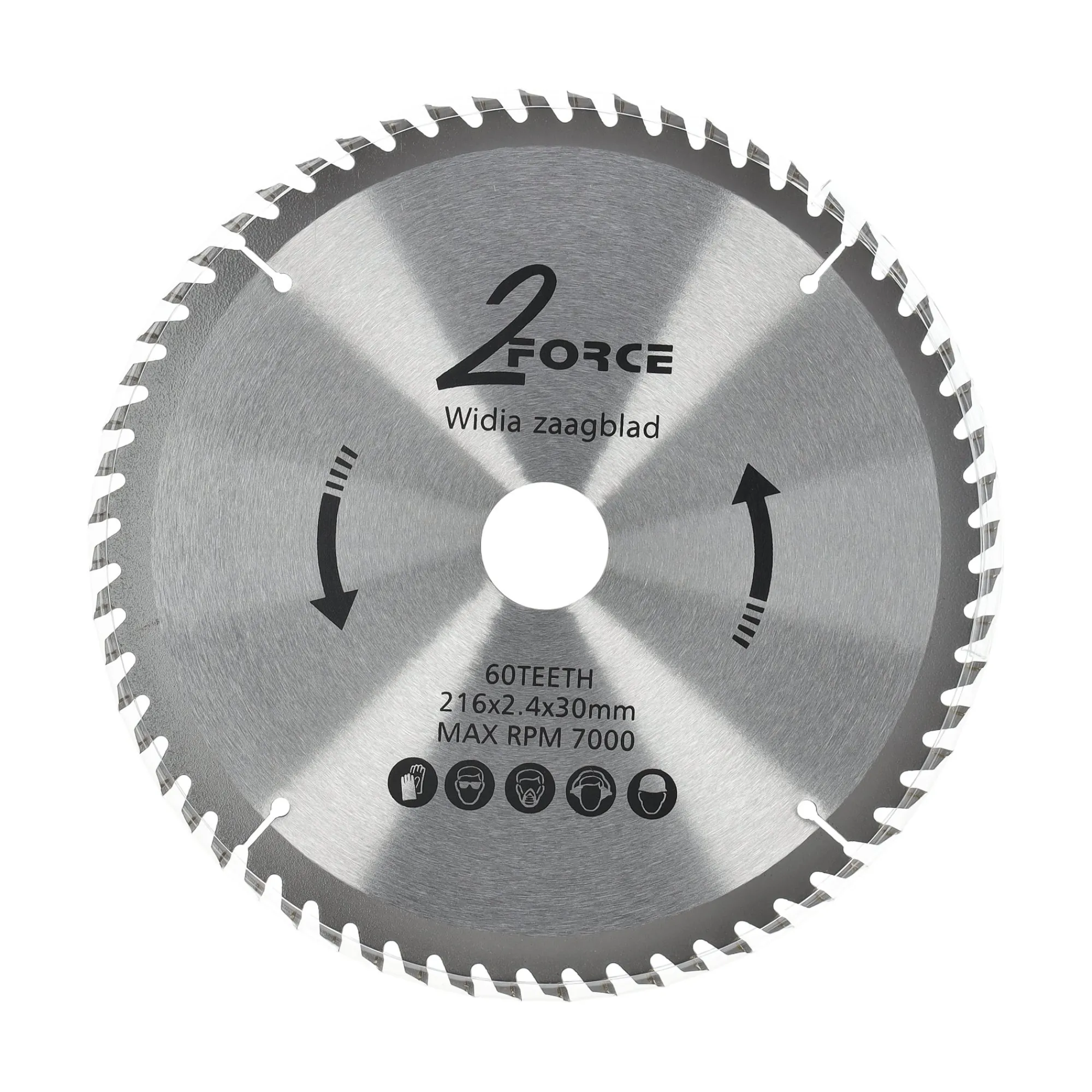 2-Force Toebehoren Elektrisch Gereedschap>Zaagblad Ø216 mm 30as 60T
