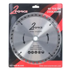 2-Force Toebehoren Elektrisch Gereedschap>Zaagblad Ø235 mm 30as 40T