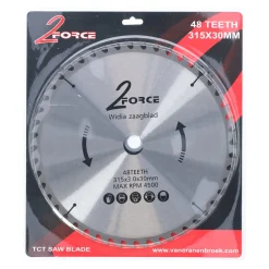 2-Force Toebehoren Elektrisch Gereedschap>Zaagblad Ø315 mm 30as 48T