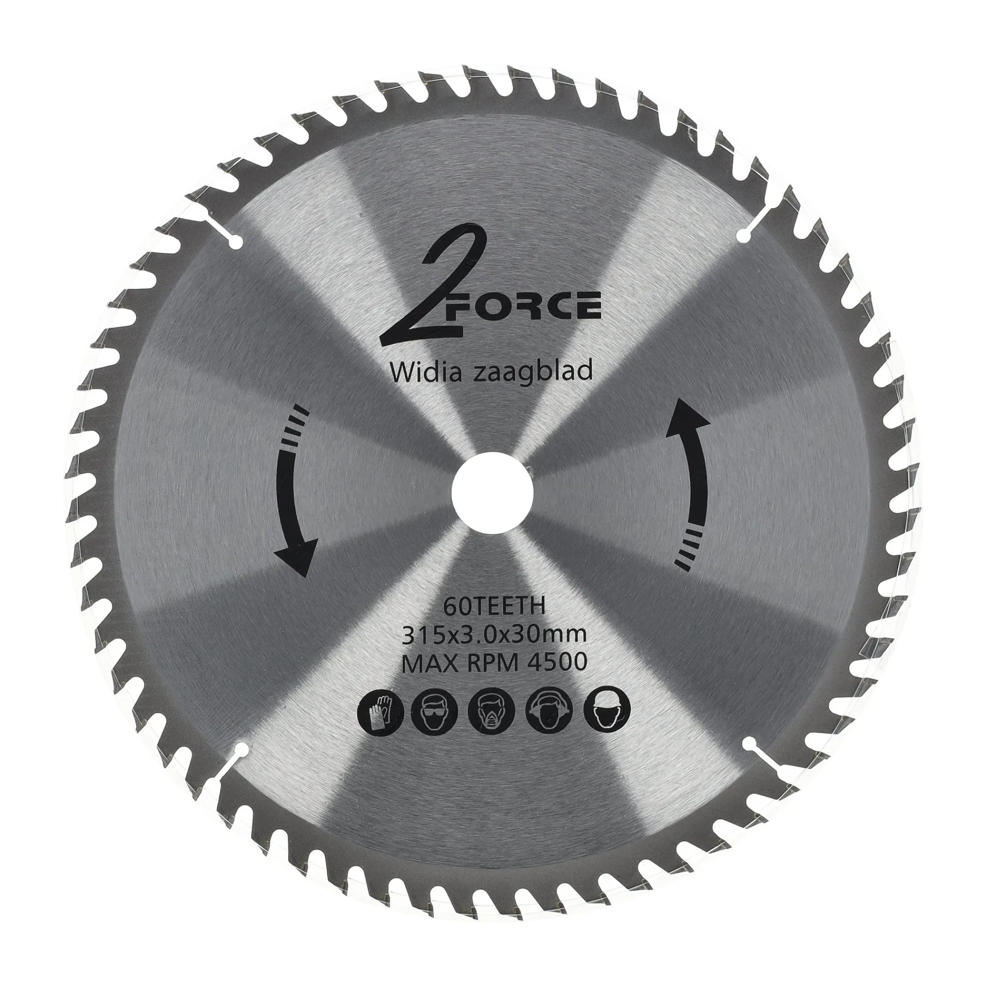 2-Force Toebehoren Elektrisch Gereedschap>Zaagblad 315 mm 30as 60T