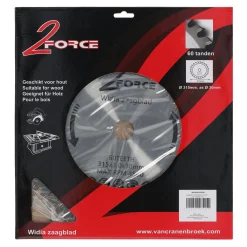 2-Force Toebehoren Elektrisch Gereedschap>Zaagblad 315 mm 30as 60T