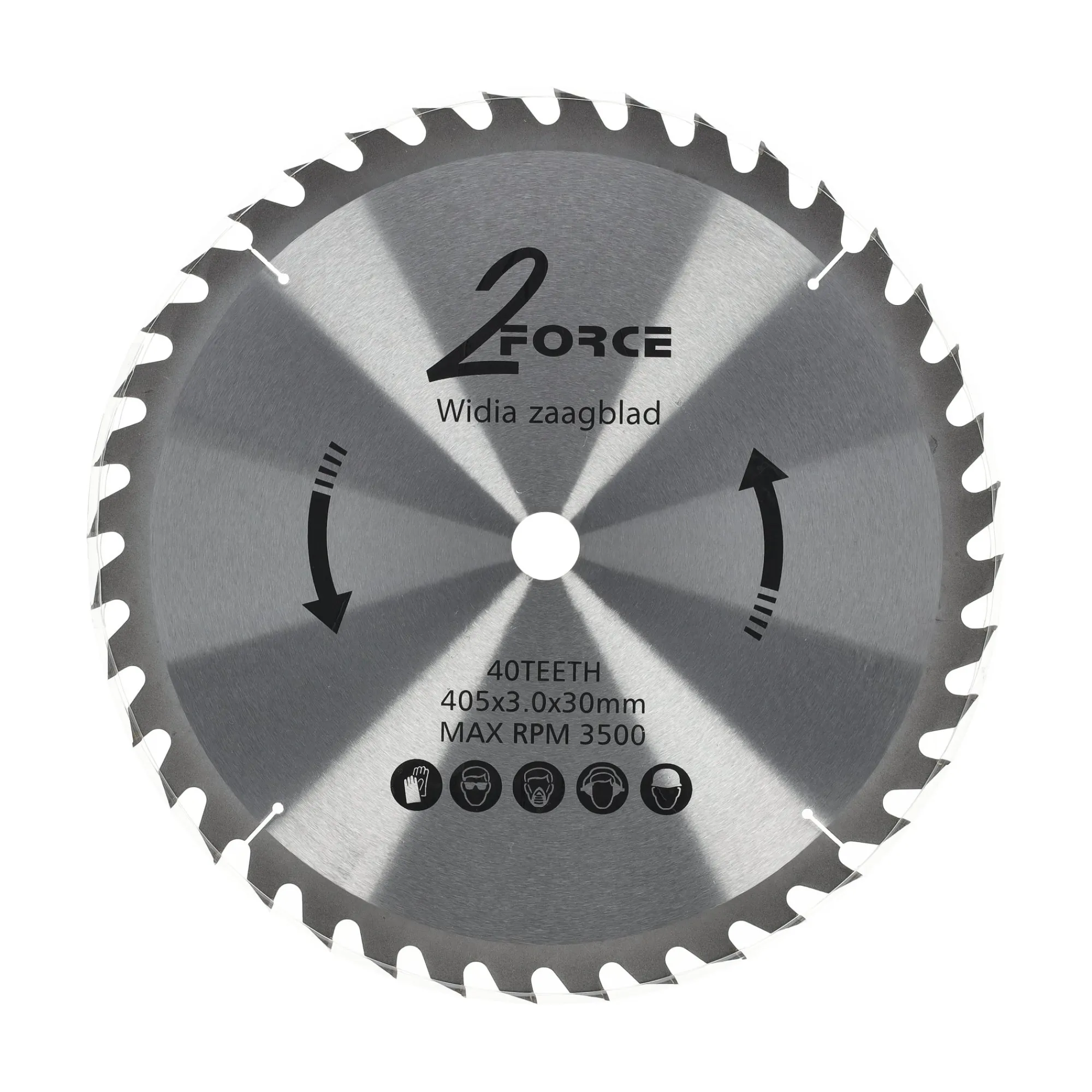 2-Force Toebehoren Elektrisch Gereedschap>Zaagblad 405 mm 30as 40T
