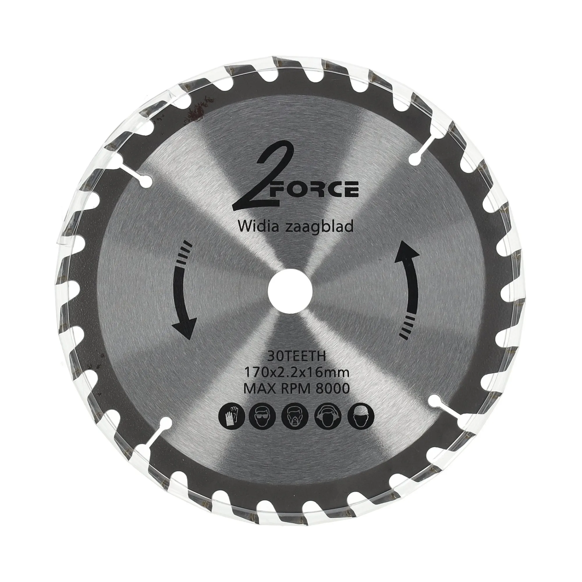 2-Force Toebehoren Elektrisch Gereedschap>Zaagblad Ø170 mm 16as 30T