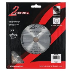 2-Force Toebehoren Elektrisch Gereedschap>Zaagblad Ø170 mm 16as 30T