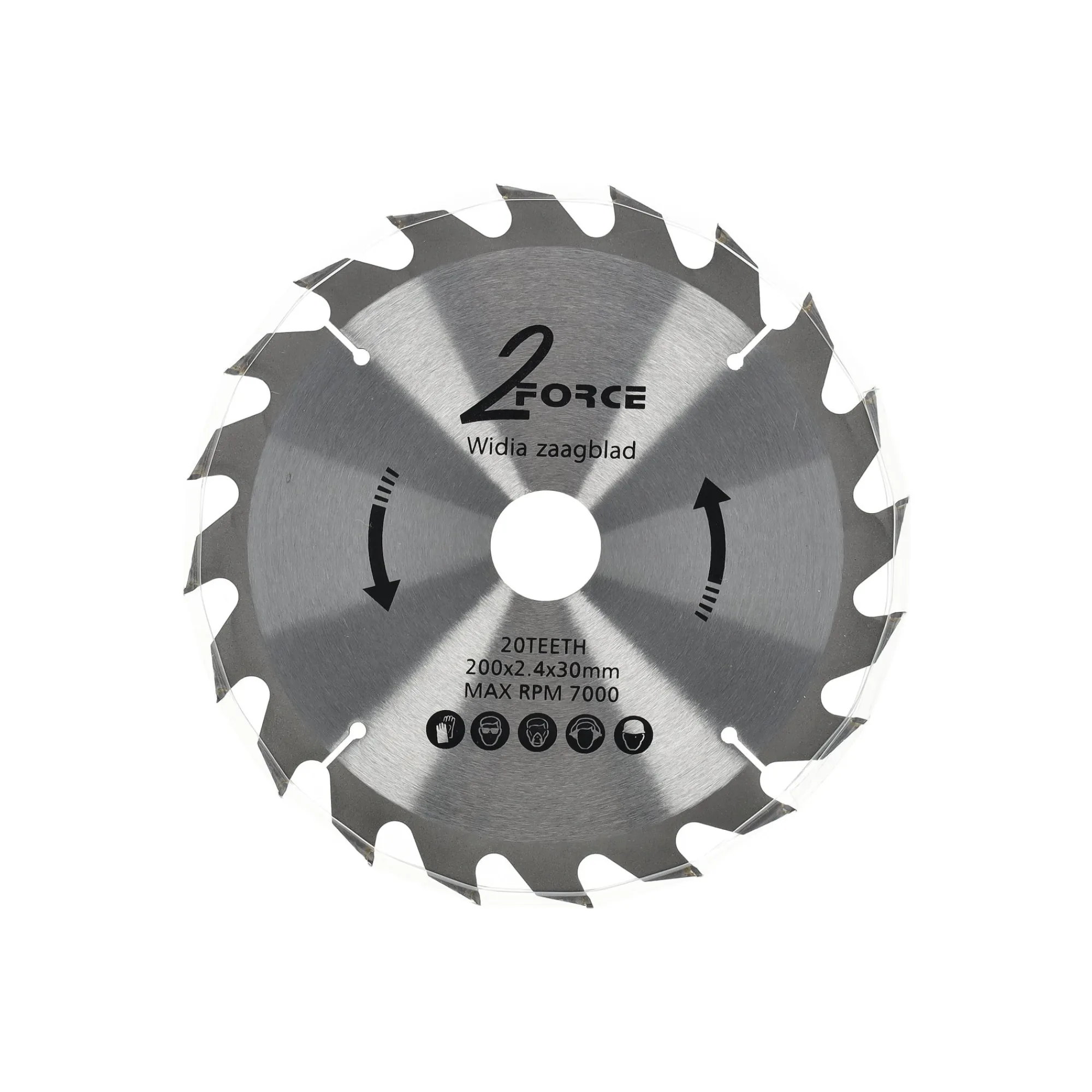 2-Force Toebehoren Elektrisch Gereedschap>Zaagblad Ø200 mm 30as 20T