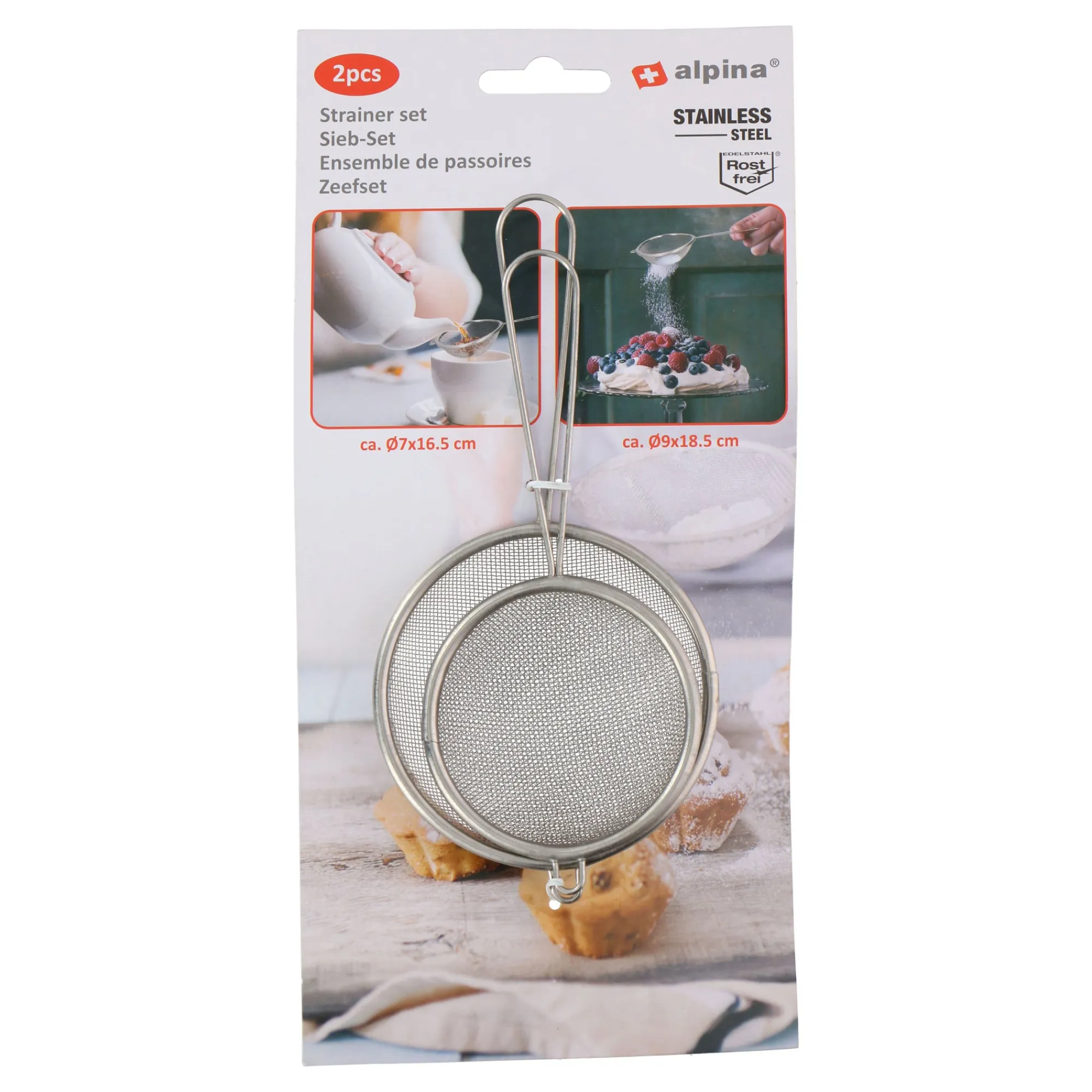 Alpina Koken & Tafelen>Zeefset 2st