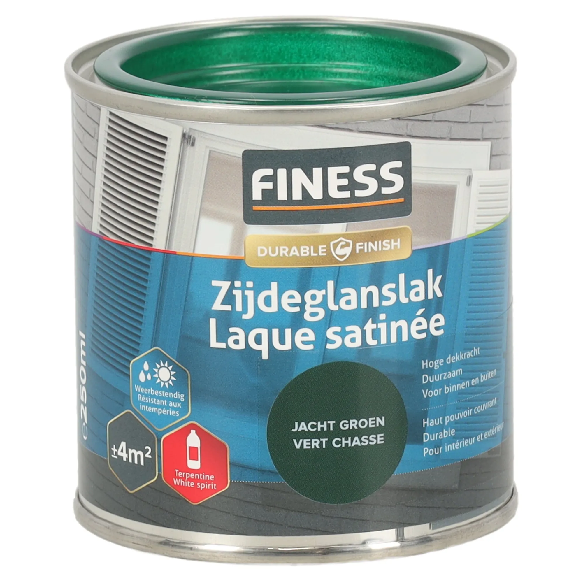 Finess Lakken>Zijdeglans jacht groen 1438 250ml