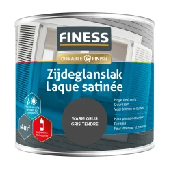 Finess Lakken>Zijdeglans warm grijs 14292 250ml