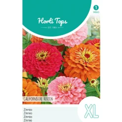 Horti Tops Moestuin>Zinnia Californische reuzen mix