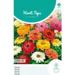 Horti Tops Moestuin>Zinnia Thumbelina laag mix