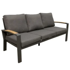 Bois le Duc Loungesets>3-zitsbank Foxton Antraciet