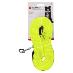 Flamingo Hondenriem>Zoeklijn Xeno 20mm x 10m fluo geel