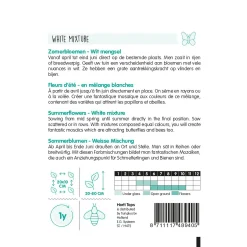 Horti Tops Moestuin>Zomerbloemen witte tinten