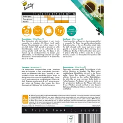 Buzzy Moestuin>Zonnebloem White Moon of Night