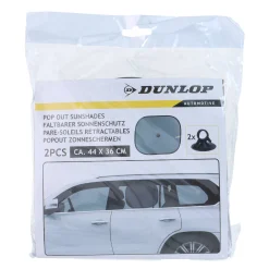 Dunlop Autoaccessoires>Zonnescherm zwart 36x44cm 2st